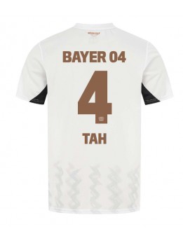 Bayer Leverkusen Jonathan Tah #4 Gostujuci Dres 2024-25 Kratak Rukavima